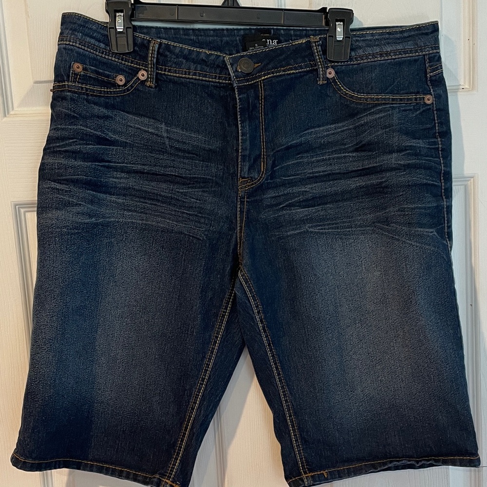 a.n.a  Size 16 Dark Wash Jean Shorts